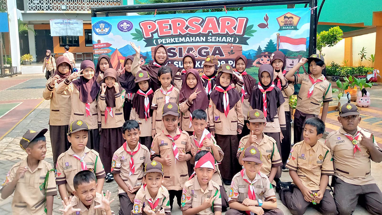 Seru dan Penuh Semangat, Murid Kelas 1-3 SDN Susukan 09 Pagi Ikuti Kegiatan PERSARI 2026